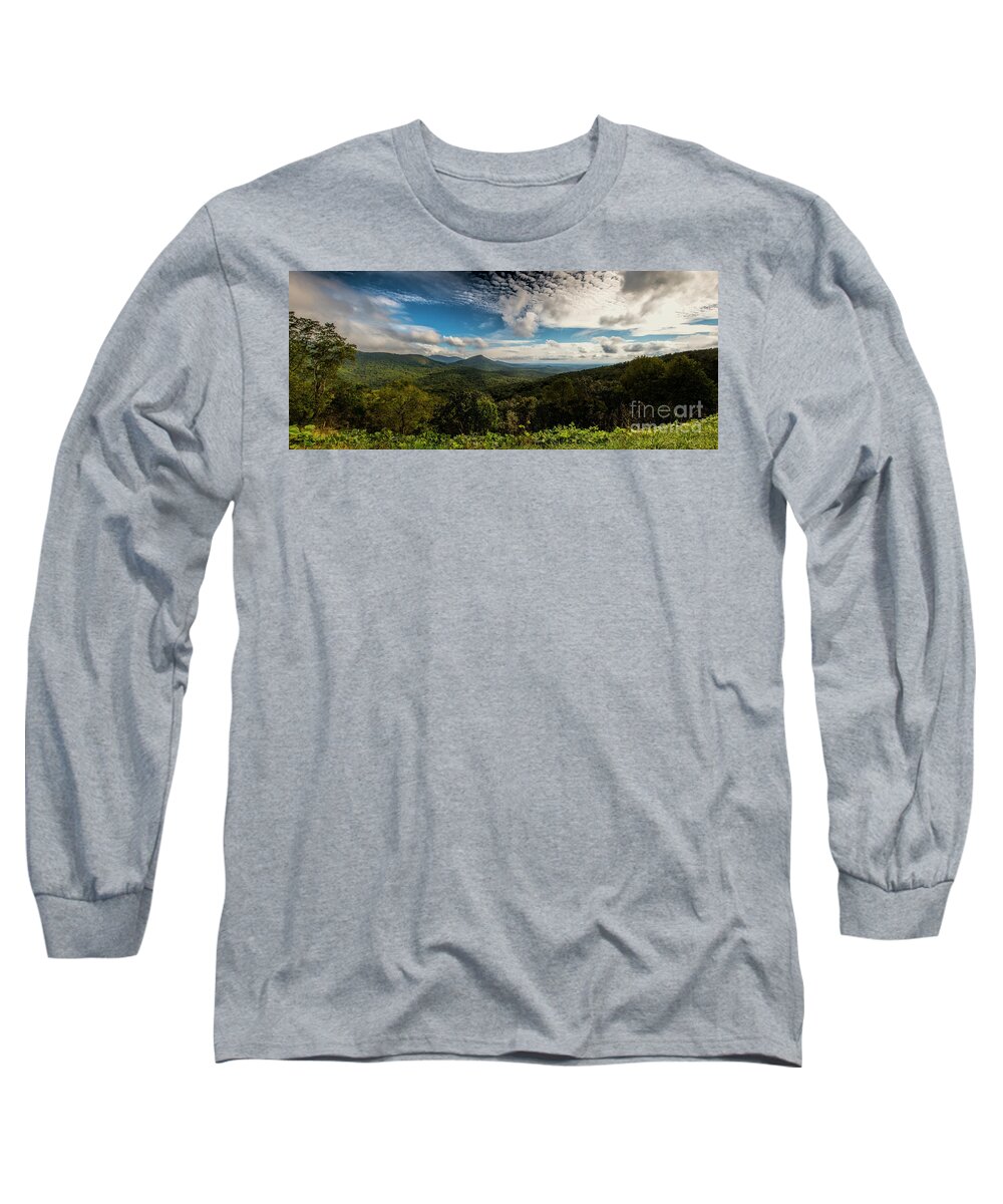 Appalachian Foothills Long Sleeve T-Shirt featuring the photograph Appalachian Foothills by Barbara Bowen