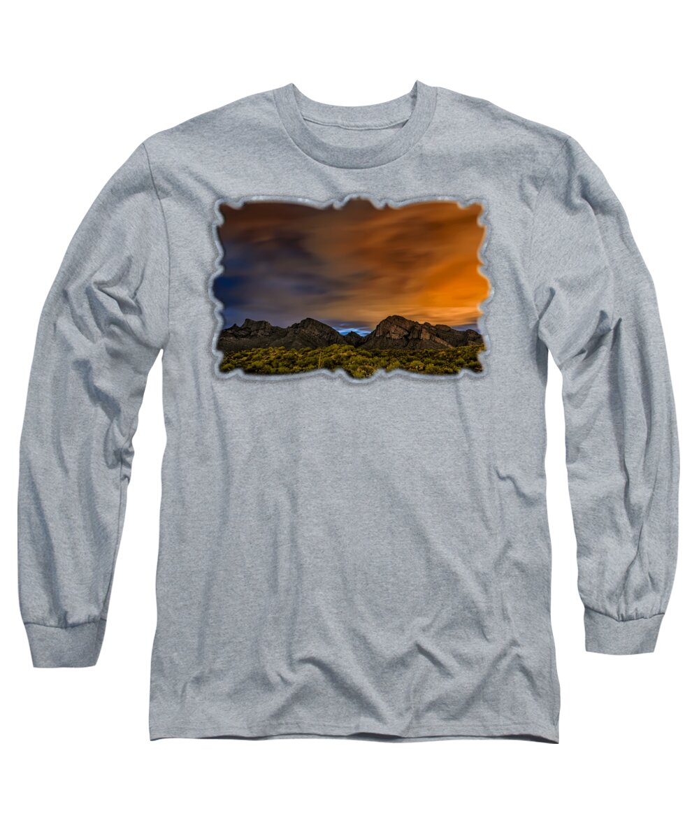 Santa Catalina Long Sleeve T-Shirt featuring the photograph Arizona Ice Tea No.1 by Mark Myhaver