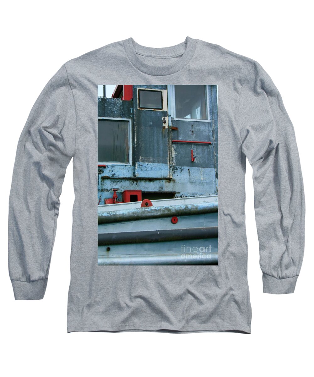 Astoria Long Sleeve T-Shirt featuring the photograph Astoria Ship by Suzanne Lorenz
