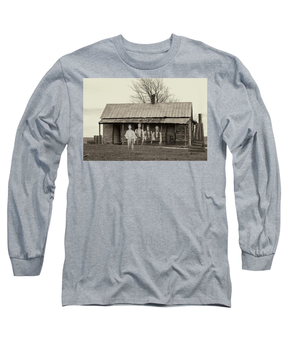Billie The Kid Long Sleeve T-Shirt featuring the photograph Bad Boys by Theresa Campbell