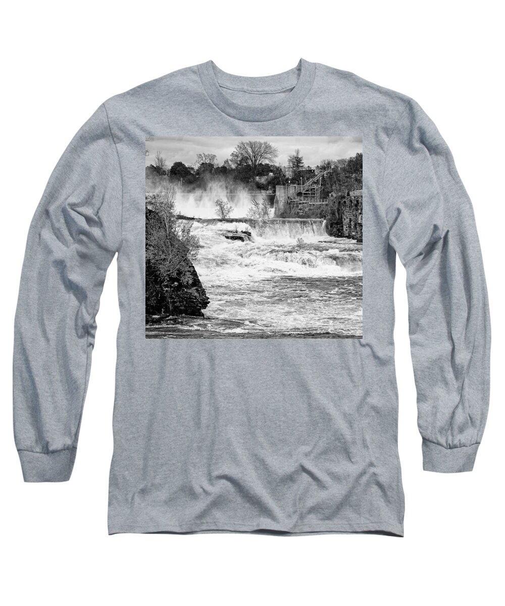  Long Sleeve T-Shirt featuring the photograph Bakers Falls by Kendall McKernon