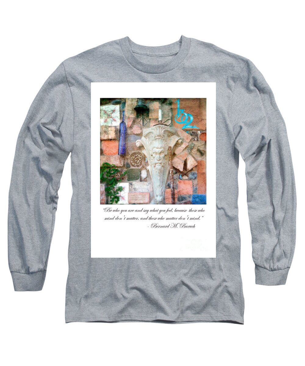 Mosaic Long Sleeve T-Shirt featuring the photograph 120 Fxq by Charlene Mitchell