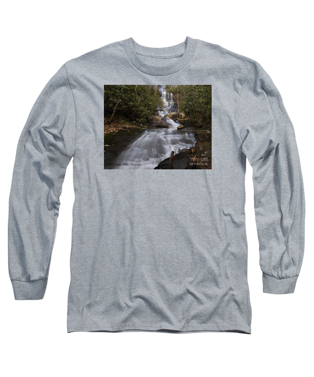 Bearden Falls Long Sleeve T-Shirt featuring the photograph Bearden Falls by Barbara Bowen
