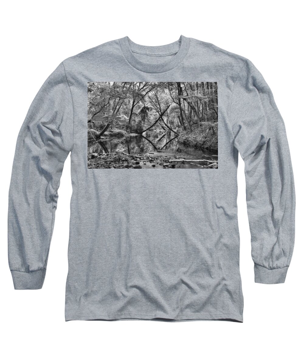 Black And White Long Sleeve T-Shirt featuring the photograph Black and White 40 by Jimmy McDonald