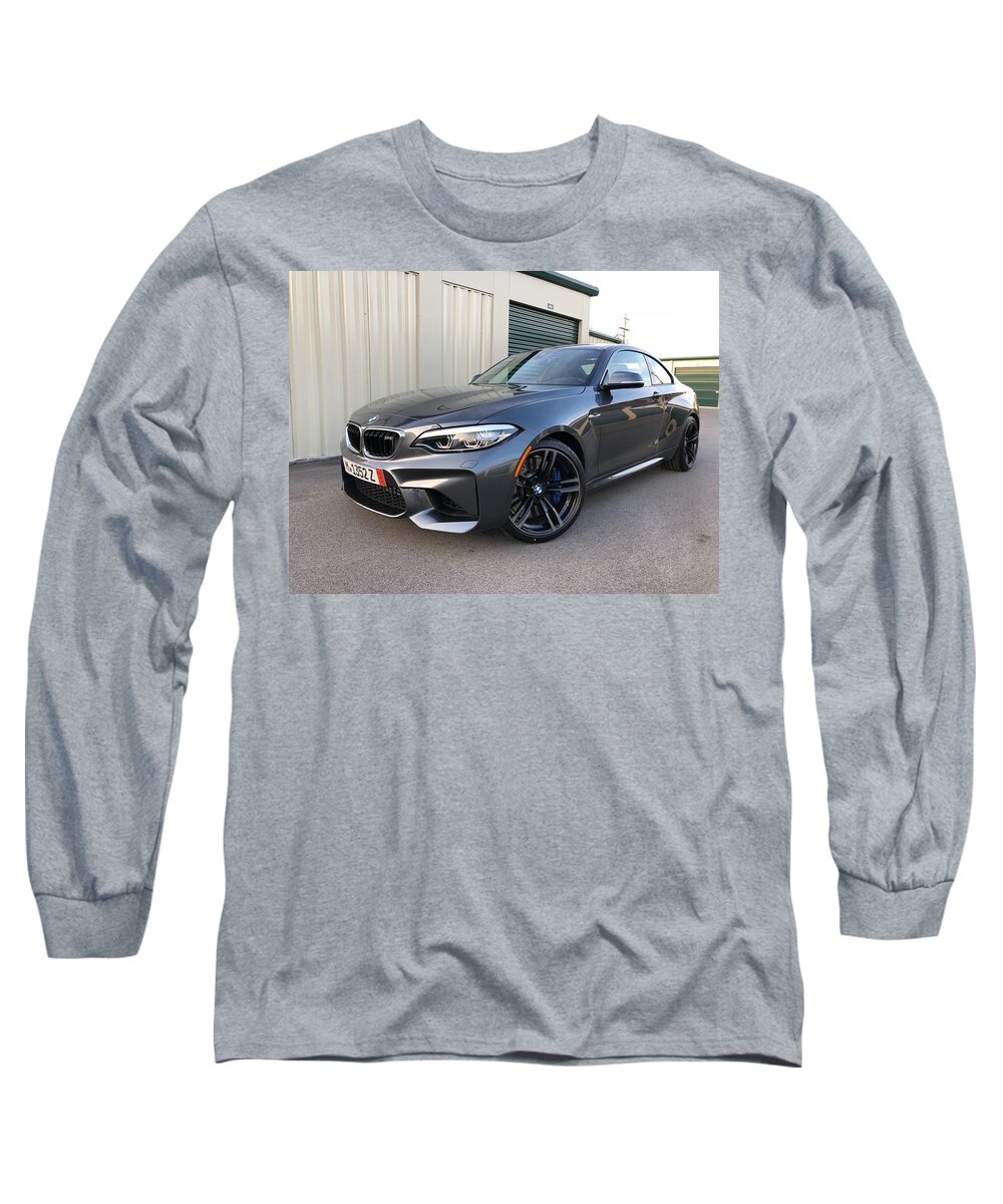 Bmw M2 Long Sleeve T-Shirt featuring the photograph Bmw M2 by Jackie Russo