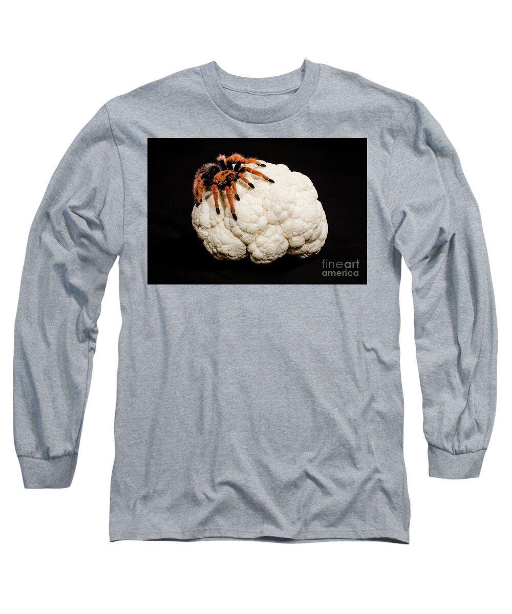 Black Long Sleeve T-Shirt featuring the photograph Brain cancer by Benny Marty