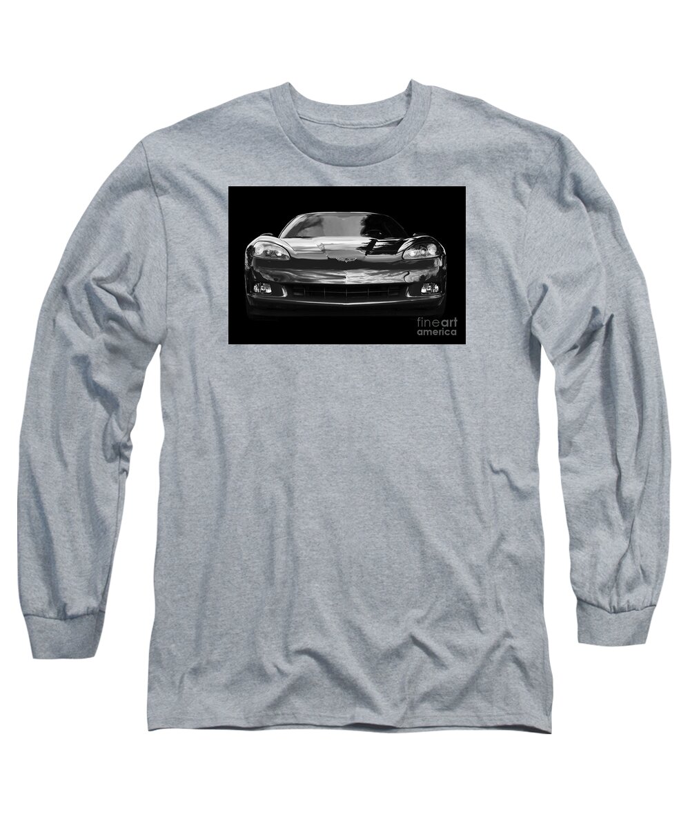 Corvette Long Sleeve T-Shirt featuring the photograph C6 Corvette by Dennis Hedberg