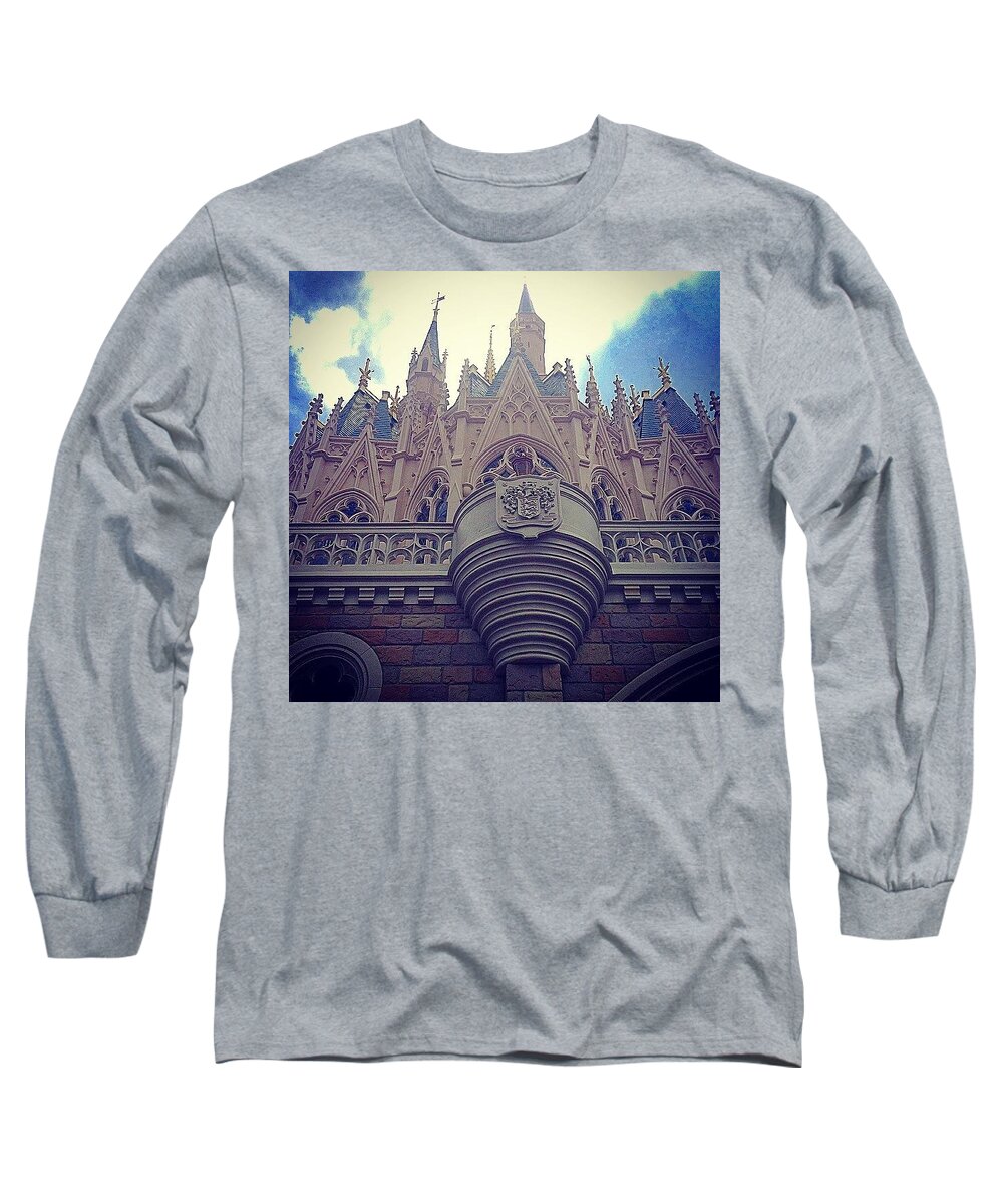 Disney Long Sleeve T-Shirt featuring the photograph The Castle by Kate Arsenault 