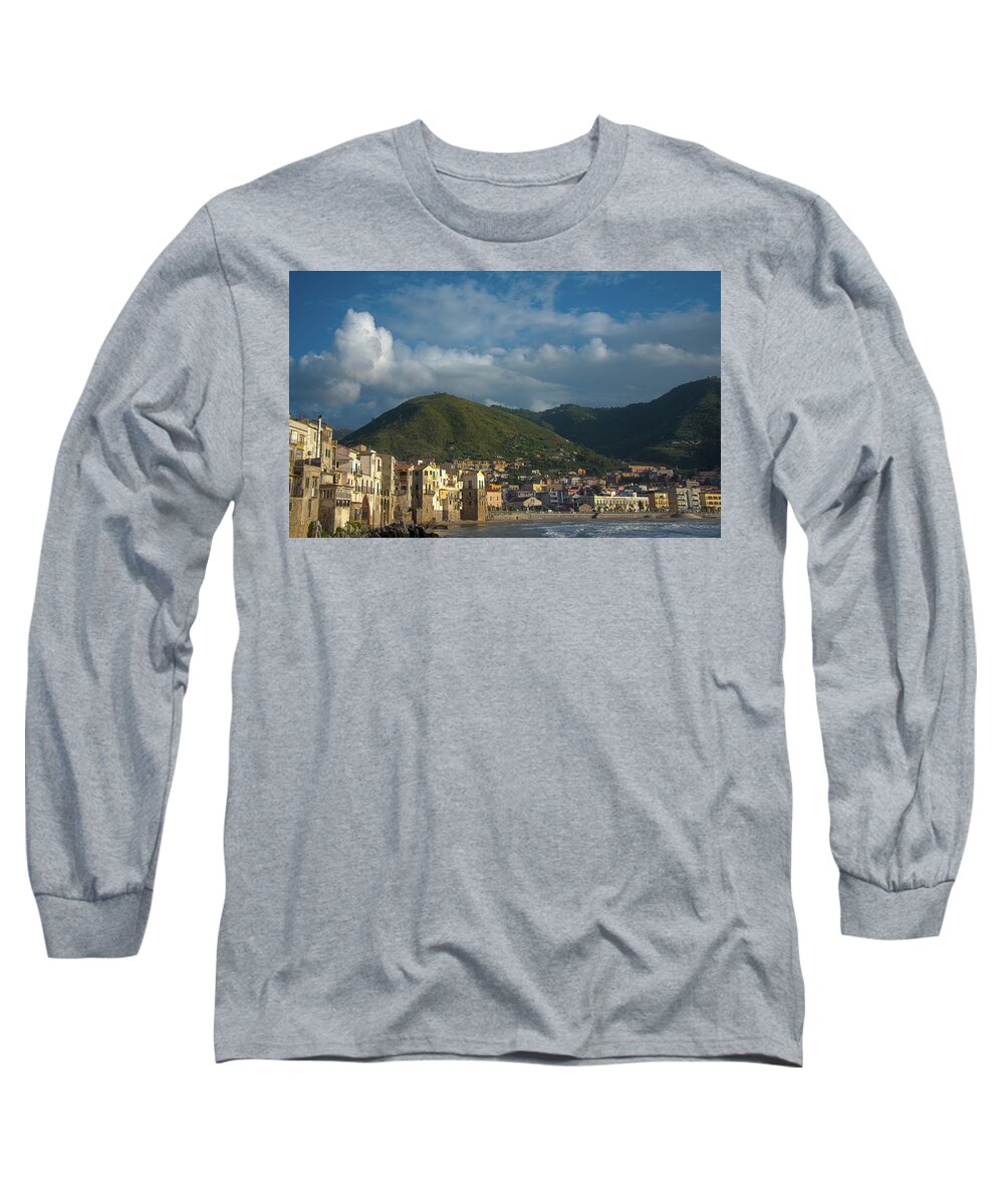  Long Sleeve T-Shirt featuring the photograph Cefalu by Patrick Boening