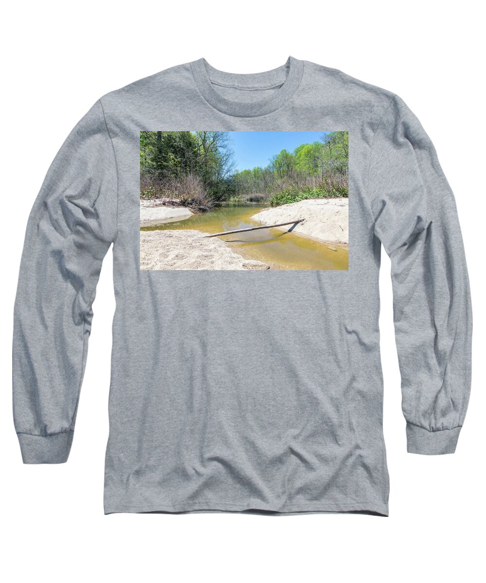 Landscape Long Sleeve T-Shirt featuring the photograph Chesapeake Tributary by Charles Kraus