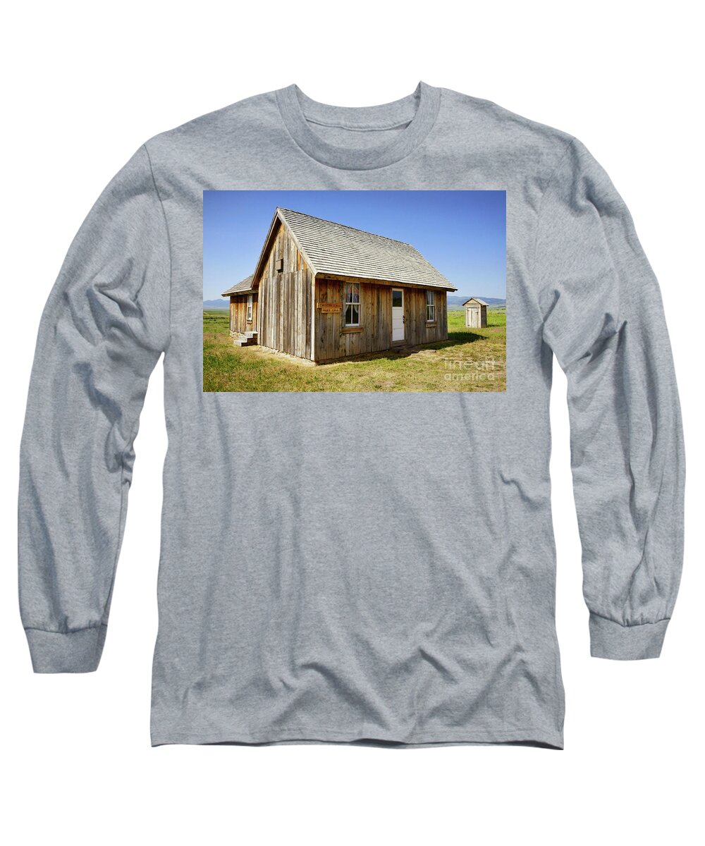 Chesterfield Long Sleeve T-Shirt featuring the photograph Chester Call Cabin by Roxie Crouch