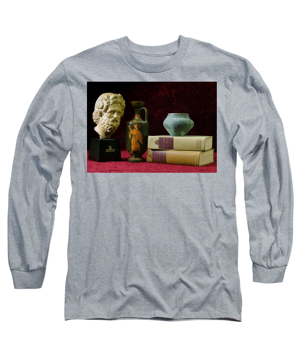 Still Life Long Sleeve T-Shirt featuring the photograph Classical Greece by Rein Nomm