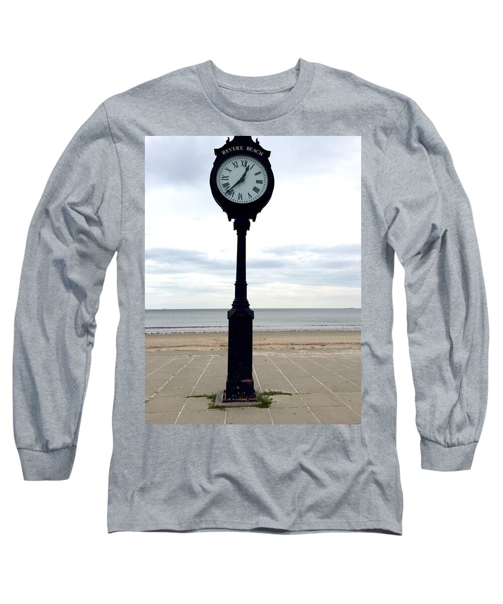 Time Long Sleeve T-Shirt featuring the photograph Clock 101 by Caroline Stella