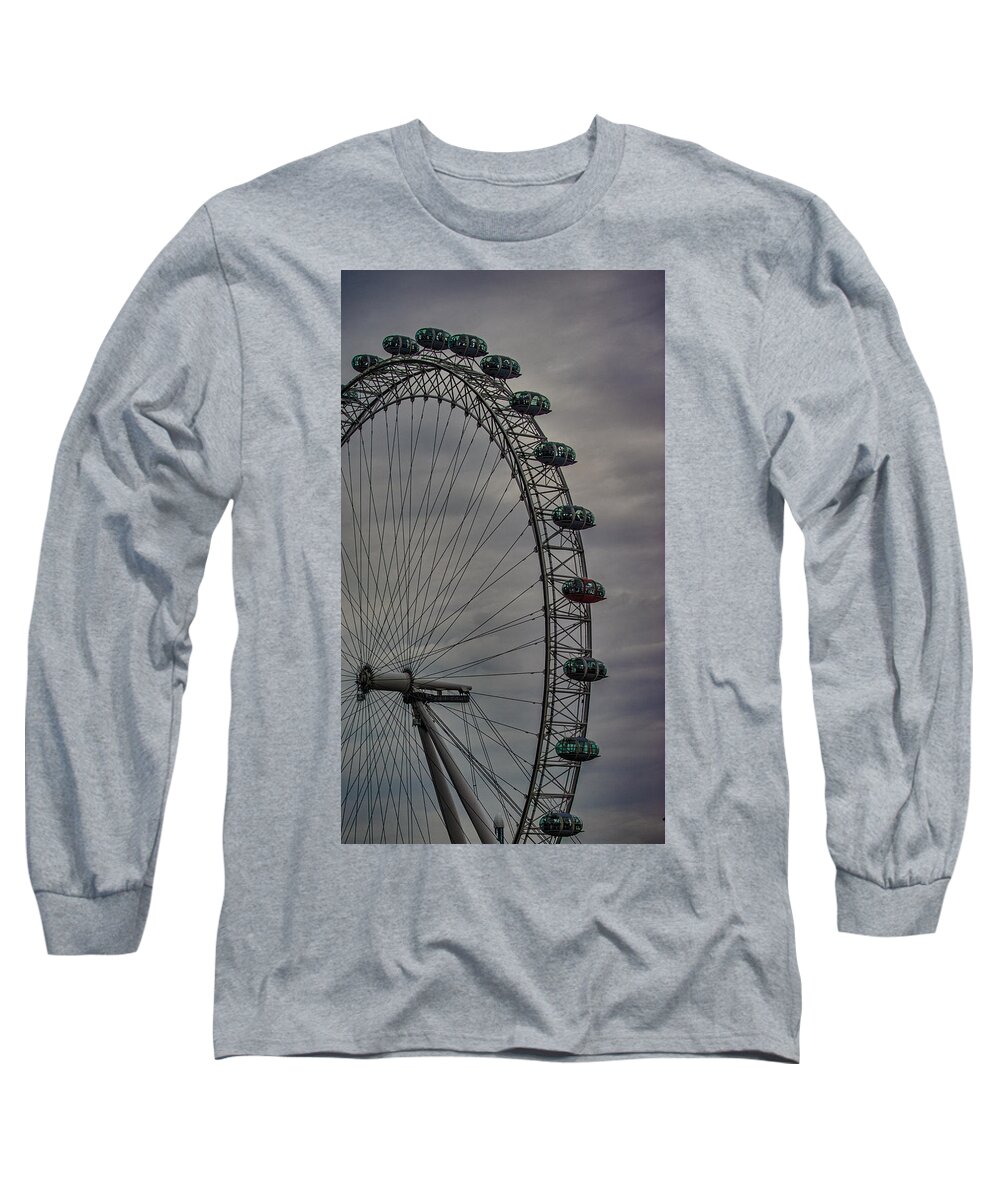 London Long Sleeve T-Shirt featuring the photograph Coca Cola London Eye by Martin Newman