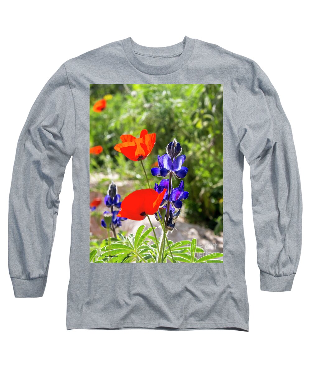 Green Long Sleeve T-Shirt featuring the photograph Color mix 02 by Arik Baltinester
