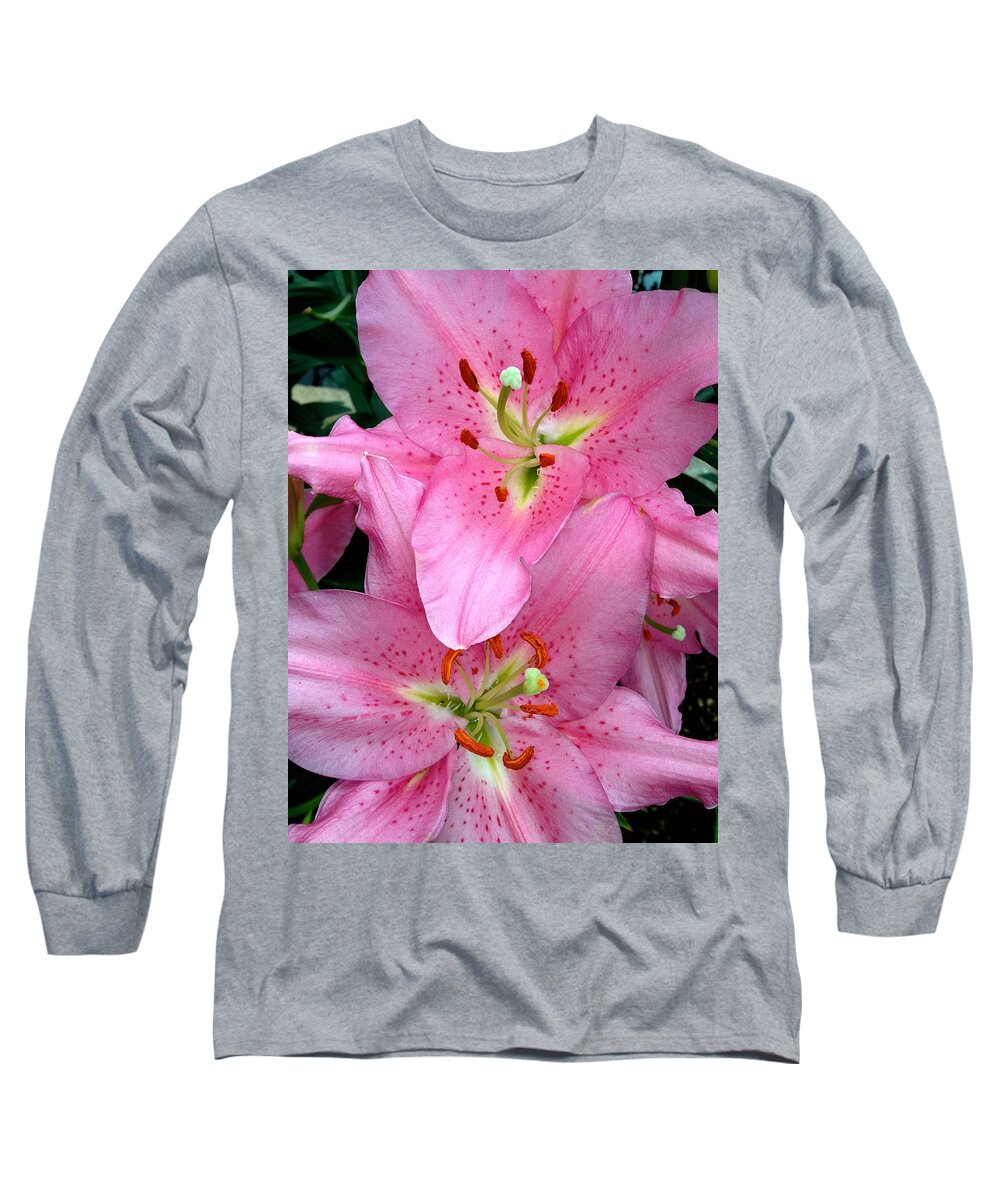 Floral Long Sleeve T-Shirt featuring the photograph Como Wonders by Cara Frafjord