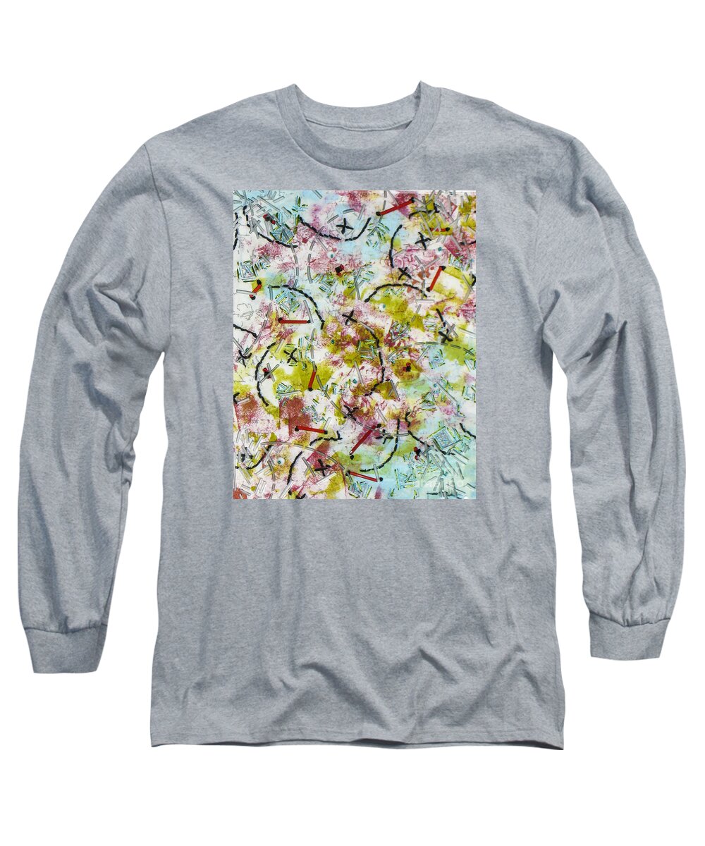 Red Long Sleeve T-Shirt featuring the photograph Confetti by Alone Larsen