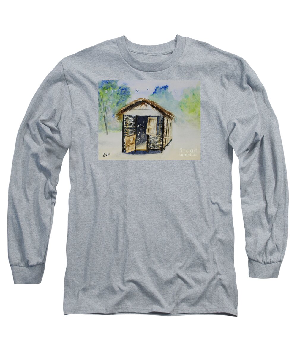 House Long Sleeve T-Shirt featuring the painting Cook House by Jerome Wilson