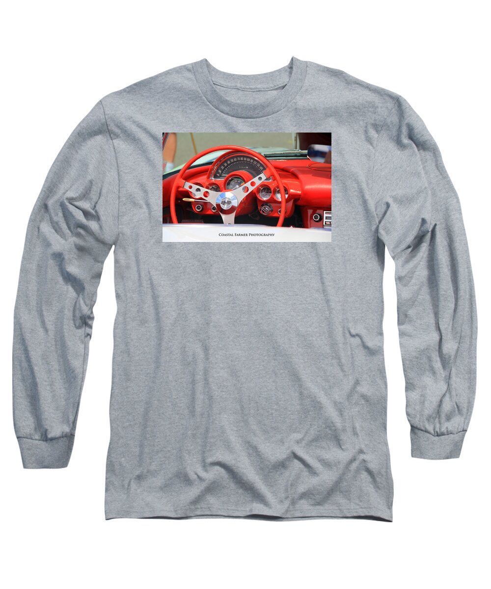 Car Long Sleeve T-Shirt featuring the photograph Corvette by Becca Wilcox