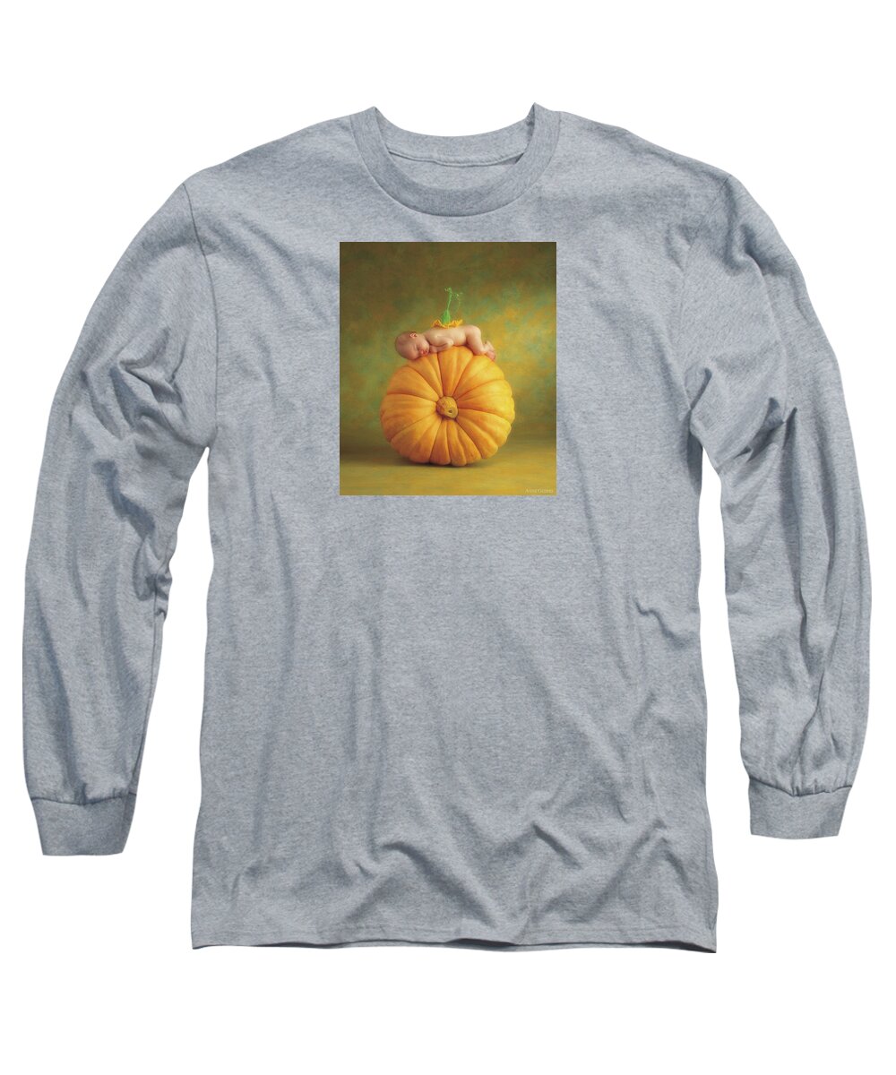 Fall Long Sleeve T-Shirt featuring the photograph Country Pumpkin by Anne Geddes