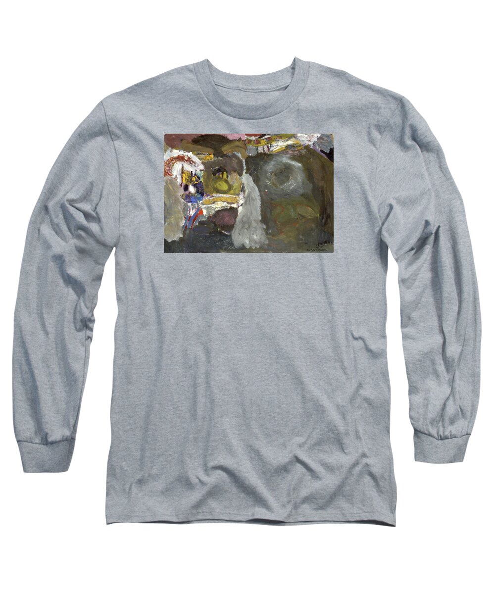 Painting Long Sleeve T-Shirt featuring the painting Creep by Richard Baron