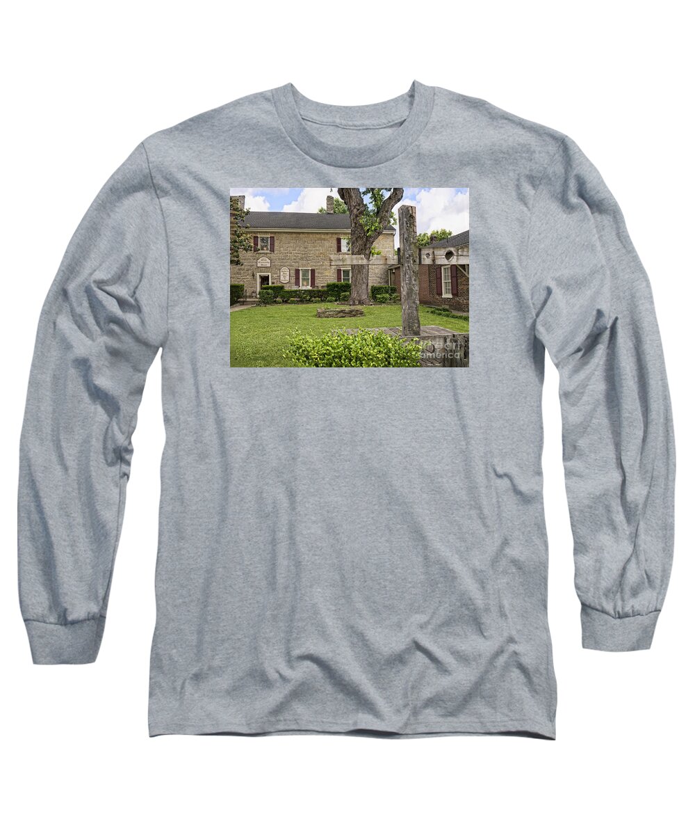 Stocks Long Sleeve T-Shirt featuring the photograph Crime and Punishment by Brenda Kean