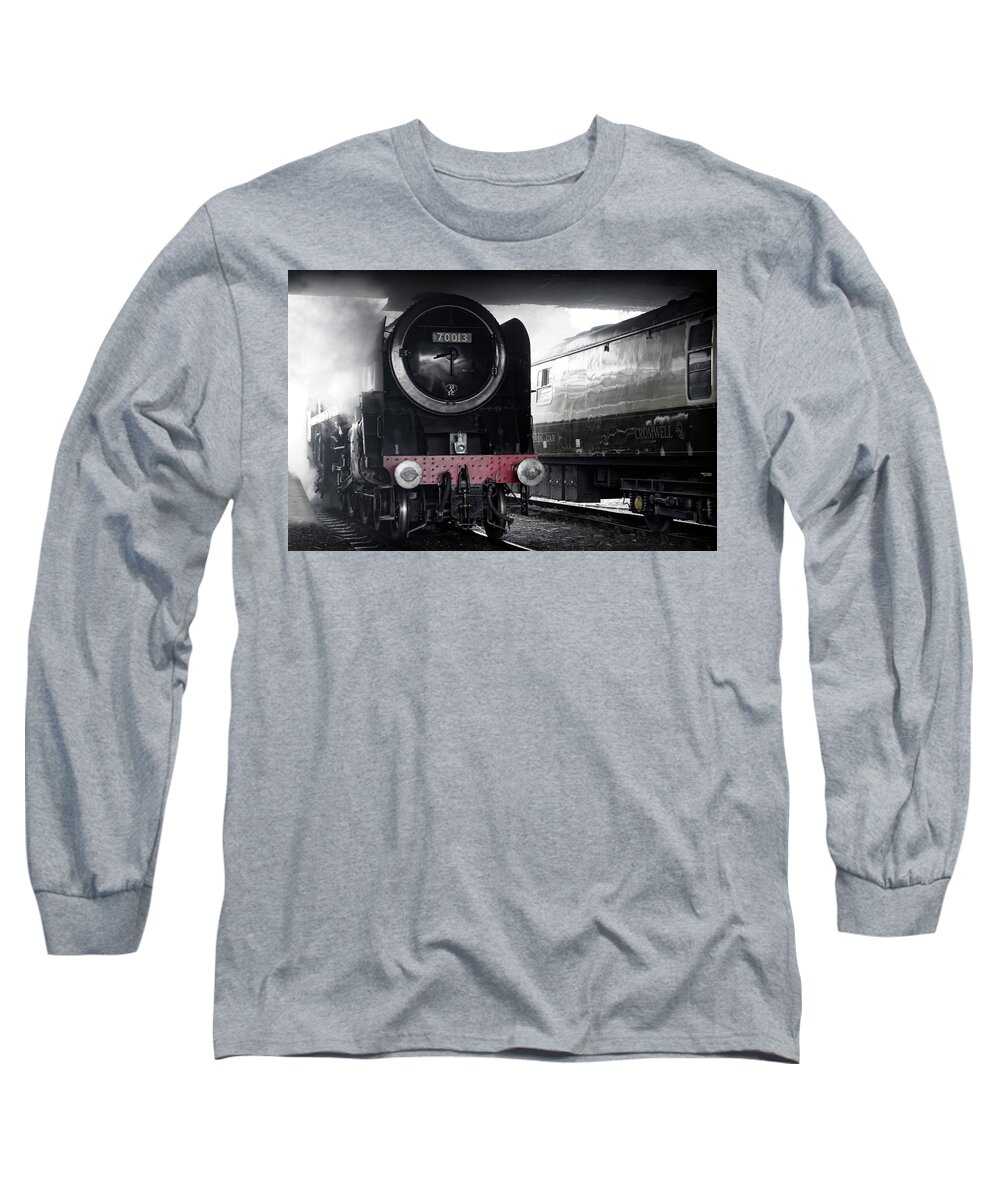 Steam Long Sleeve T-Shirt featuring the photograph Cromwell and Cromwell by David Birchall