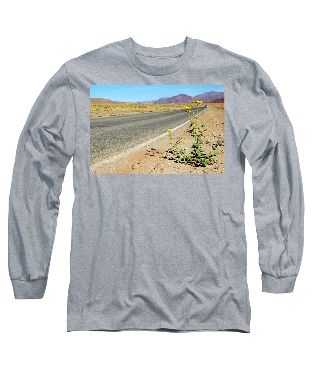 Superbloom 2016 Long Sleeve T-Shirt featuring the photograph Death Valley Superbloom 207 by Daniel Woodrum