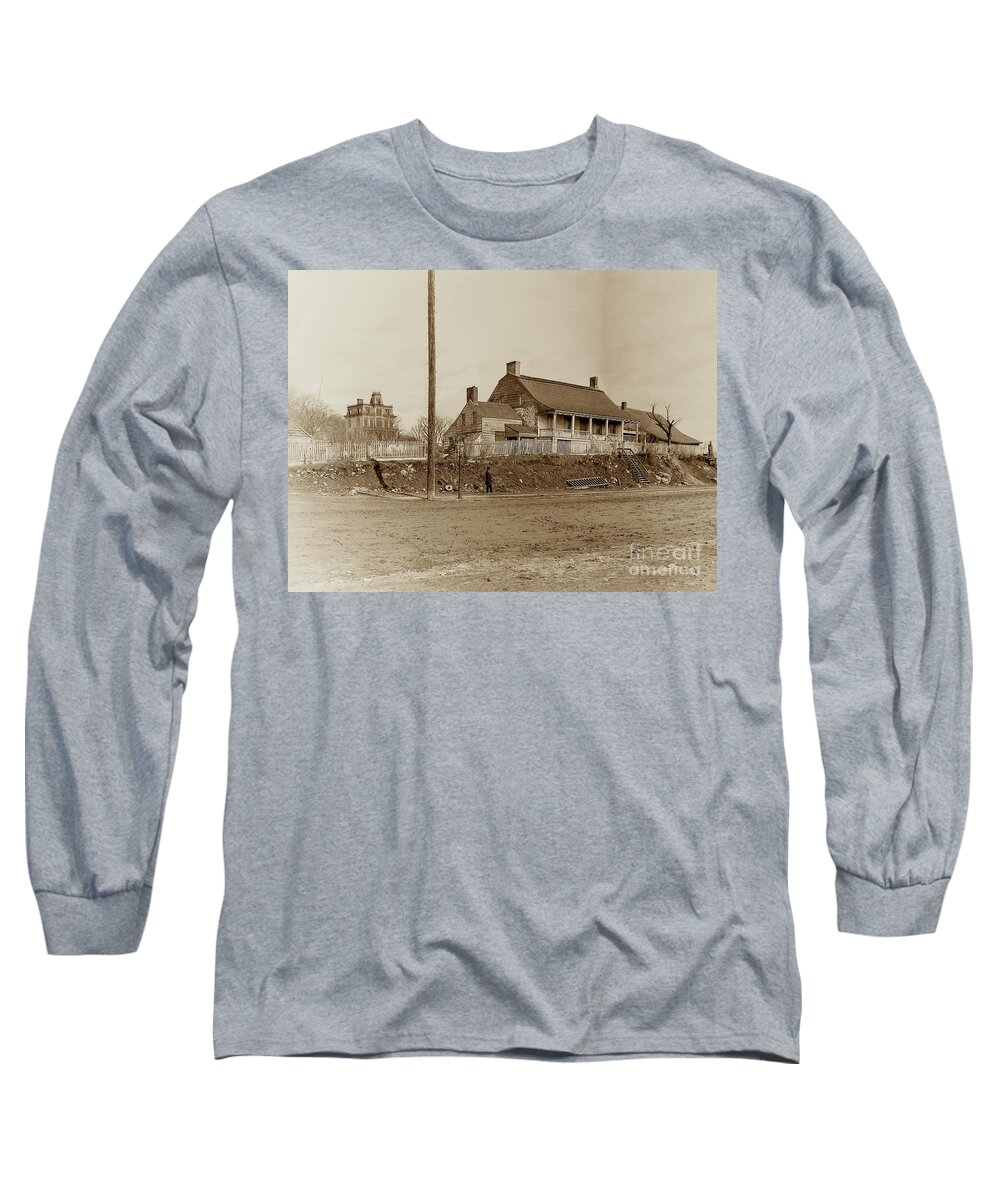 Dyckman Long Sleeve T-Shirt featuring the photograph Dyckman House by Cole Thompson