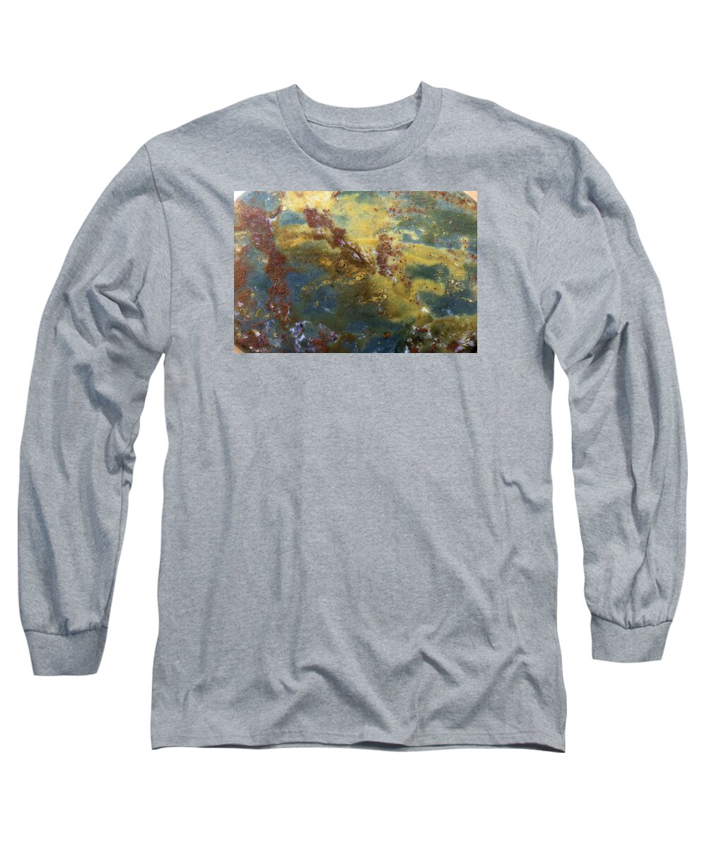 Macro Long Sleeve T-Shirt featuring the photograph Earth Portrait 008 by David Waldrop