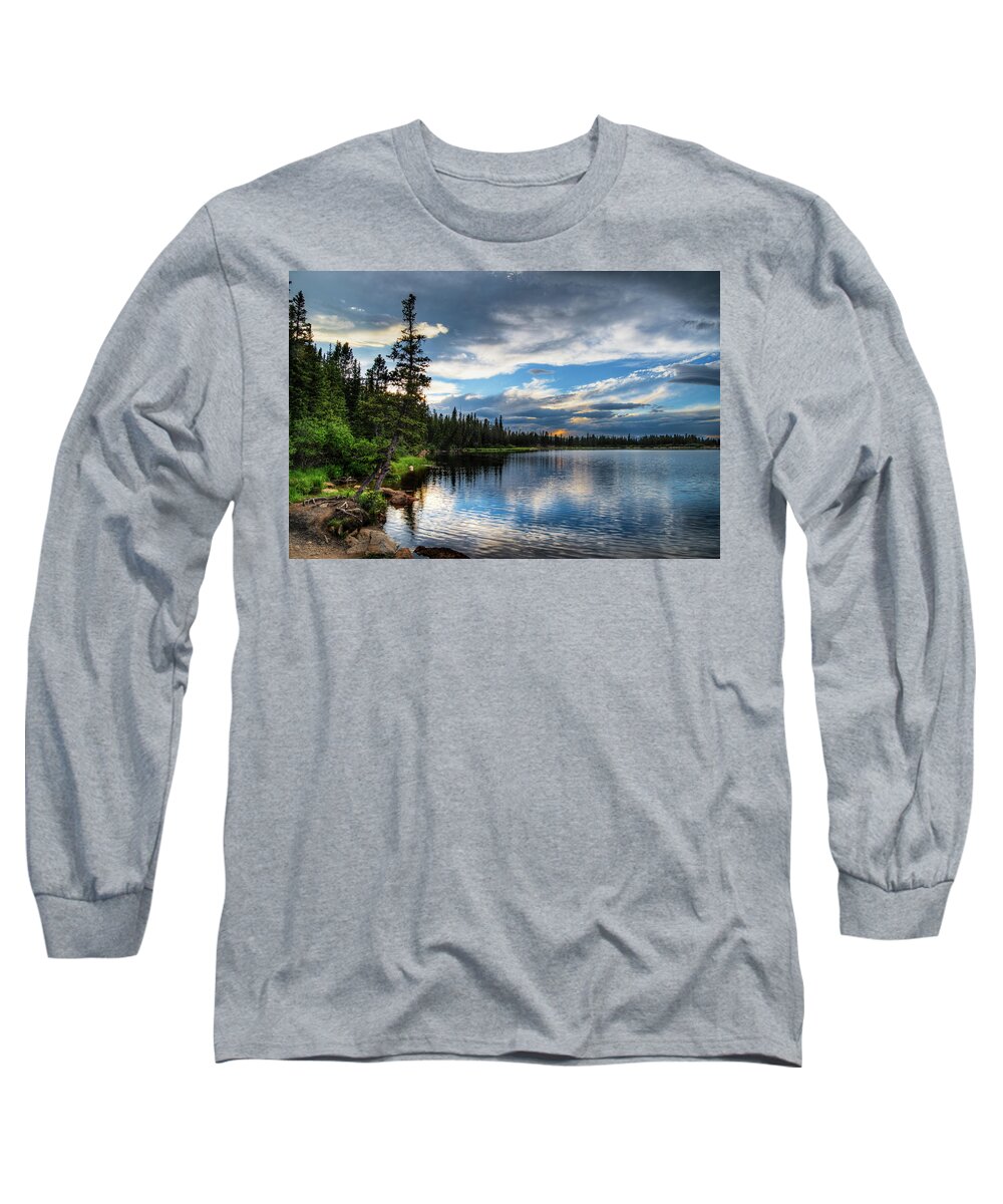 Colorado Long Sleeve T-Shirt featuring the photograph Echo Lake by John Strong