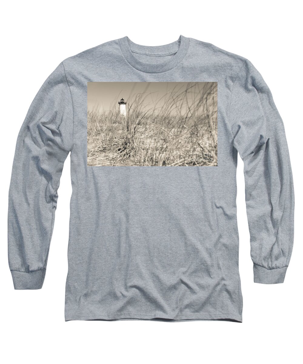 Edgartown Long Sleeve T-Shirt featuring the photograph Edgartown Harbor Light by David Rucker