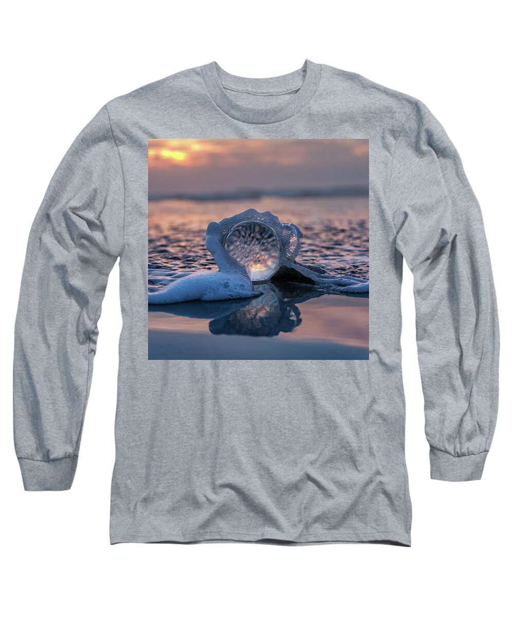 Sunset Long Sleeve T-Shirt featuring the photograph Engulfed by Chuck Rasco Photography