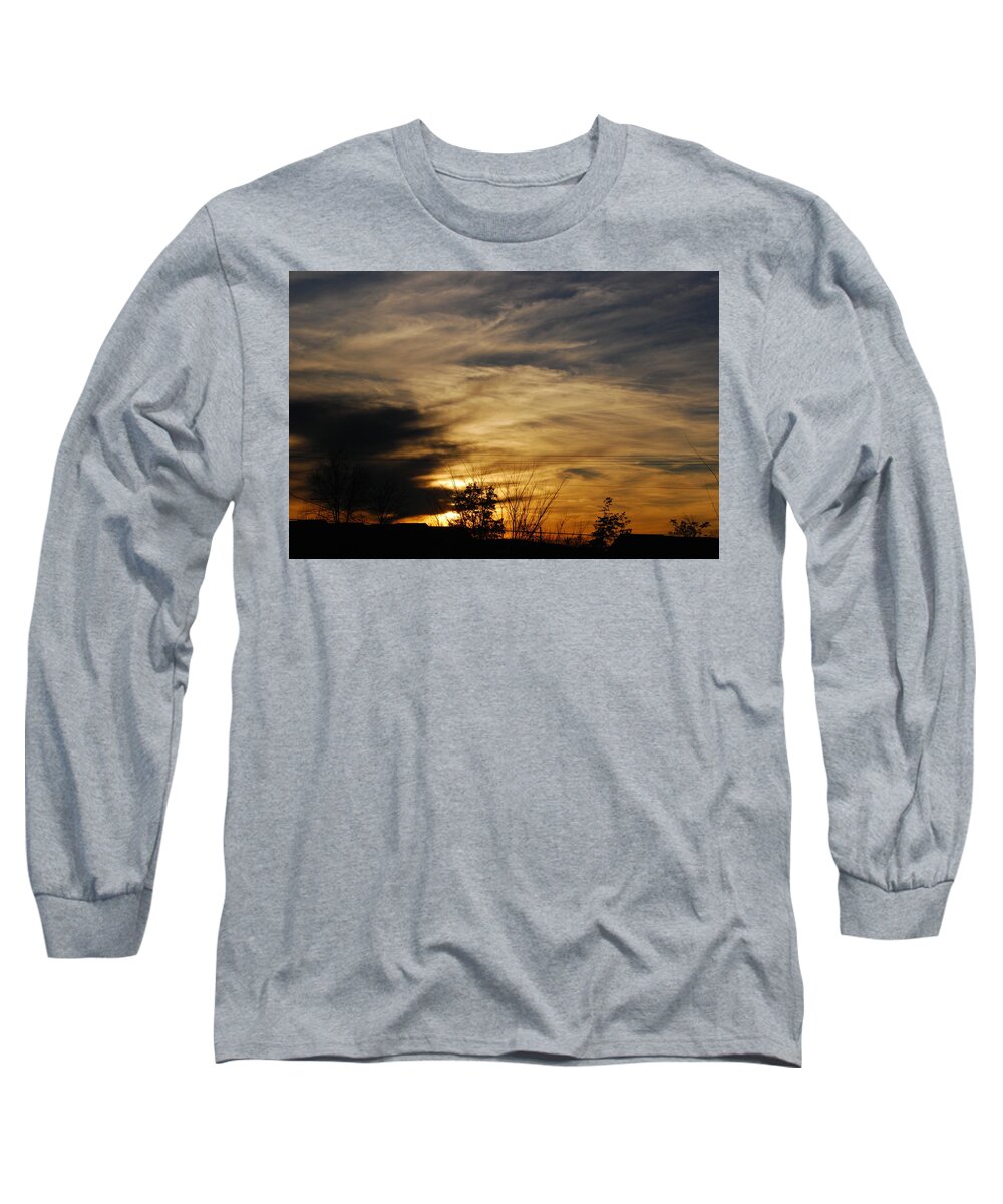 Sunset Long Sleeve T-Shirt featuring the photograph Fantastic Sunet by Wanda Jesfield