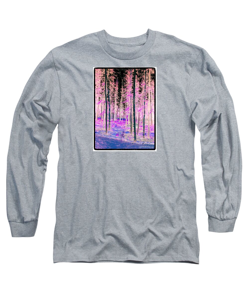 Forest Long Sleeve T-Shirt featuring the photograph Fantasy Forest by Linda Bianic