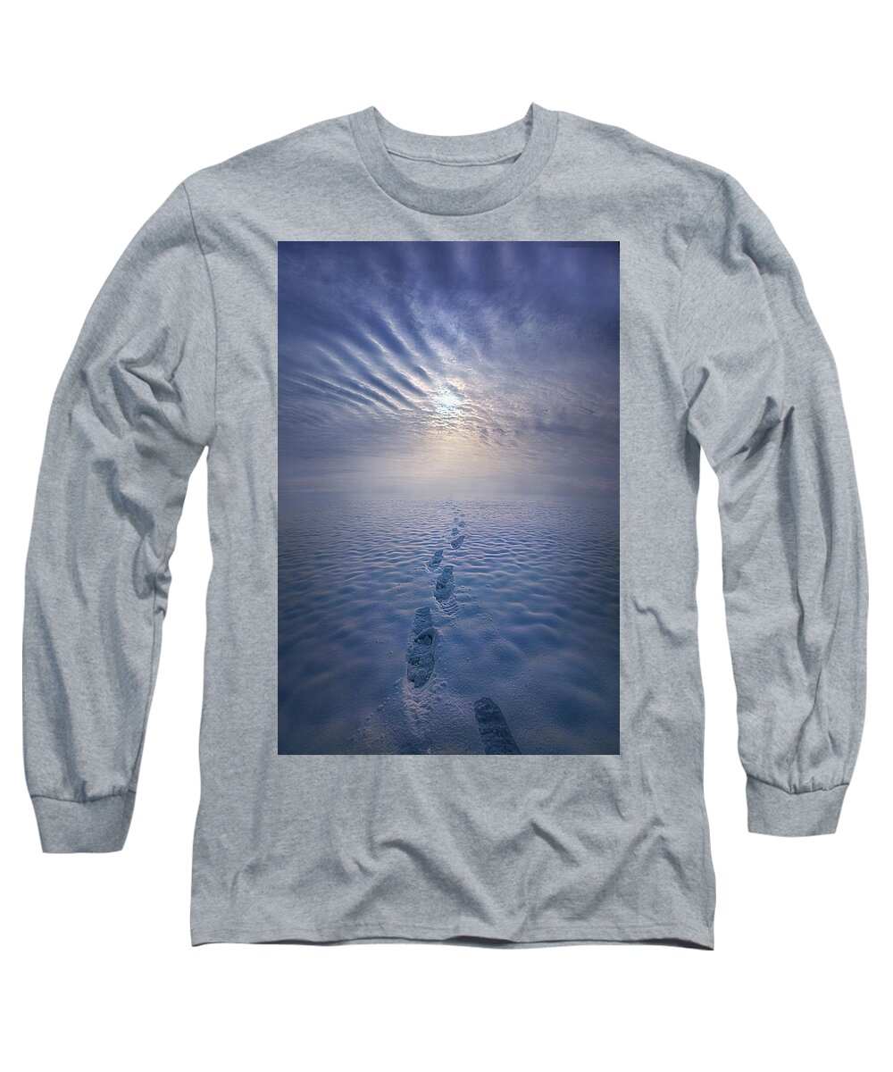 Clouds Long Sleeve T-Shirt featuring the photograph Far And Away by Phil Koch