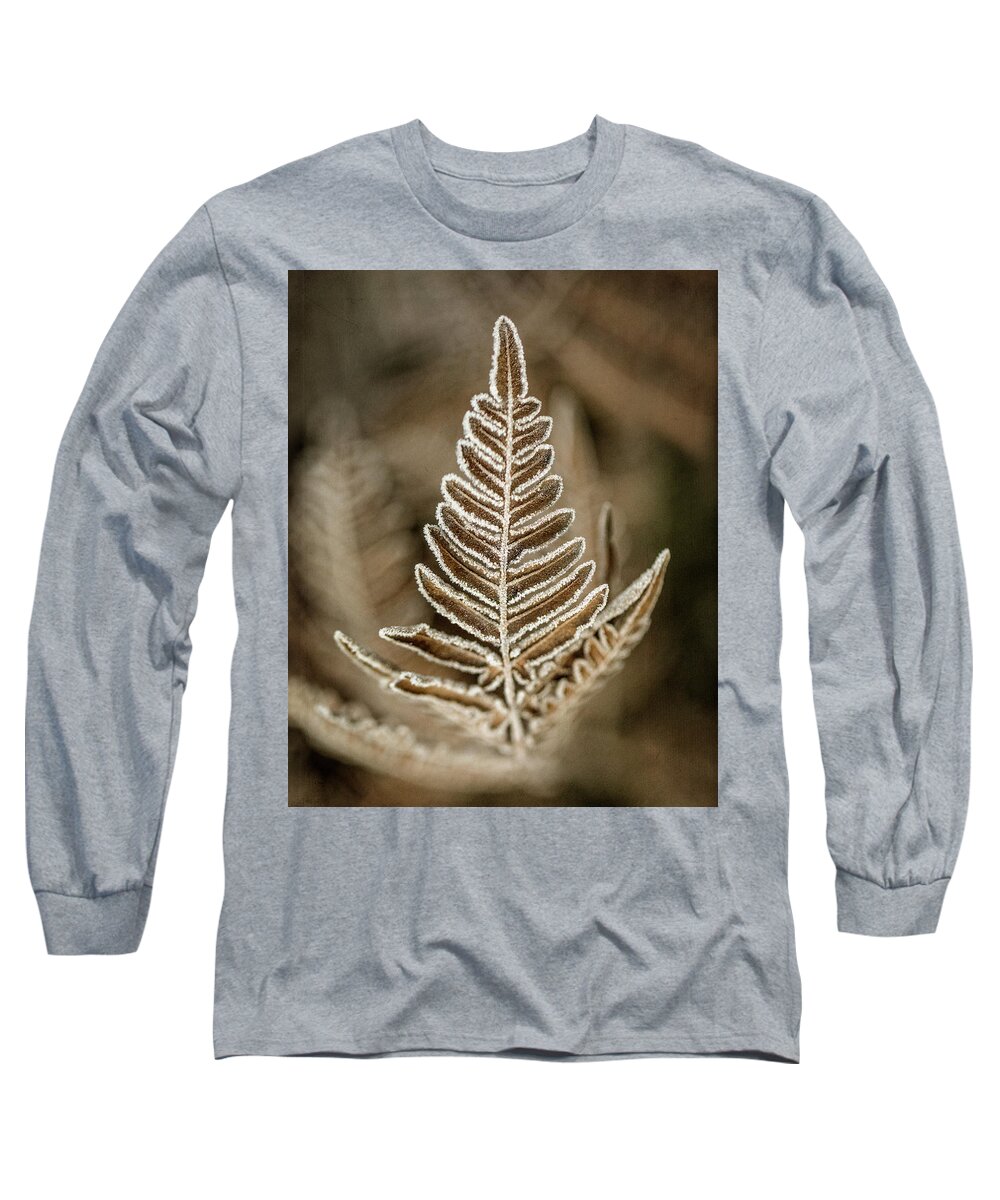 Frost Long Sleeve T-Shirt featuring the photograph First Frost by Jaki Miller