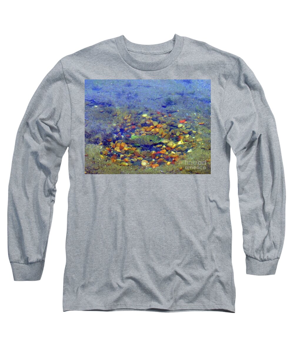 Fish Long Sleeve T-Shirt featuring the photograph Fish Spawning by Rockin Docks Deluxephotos