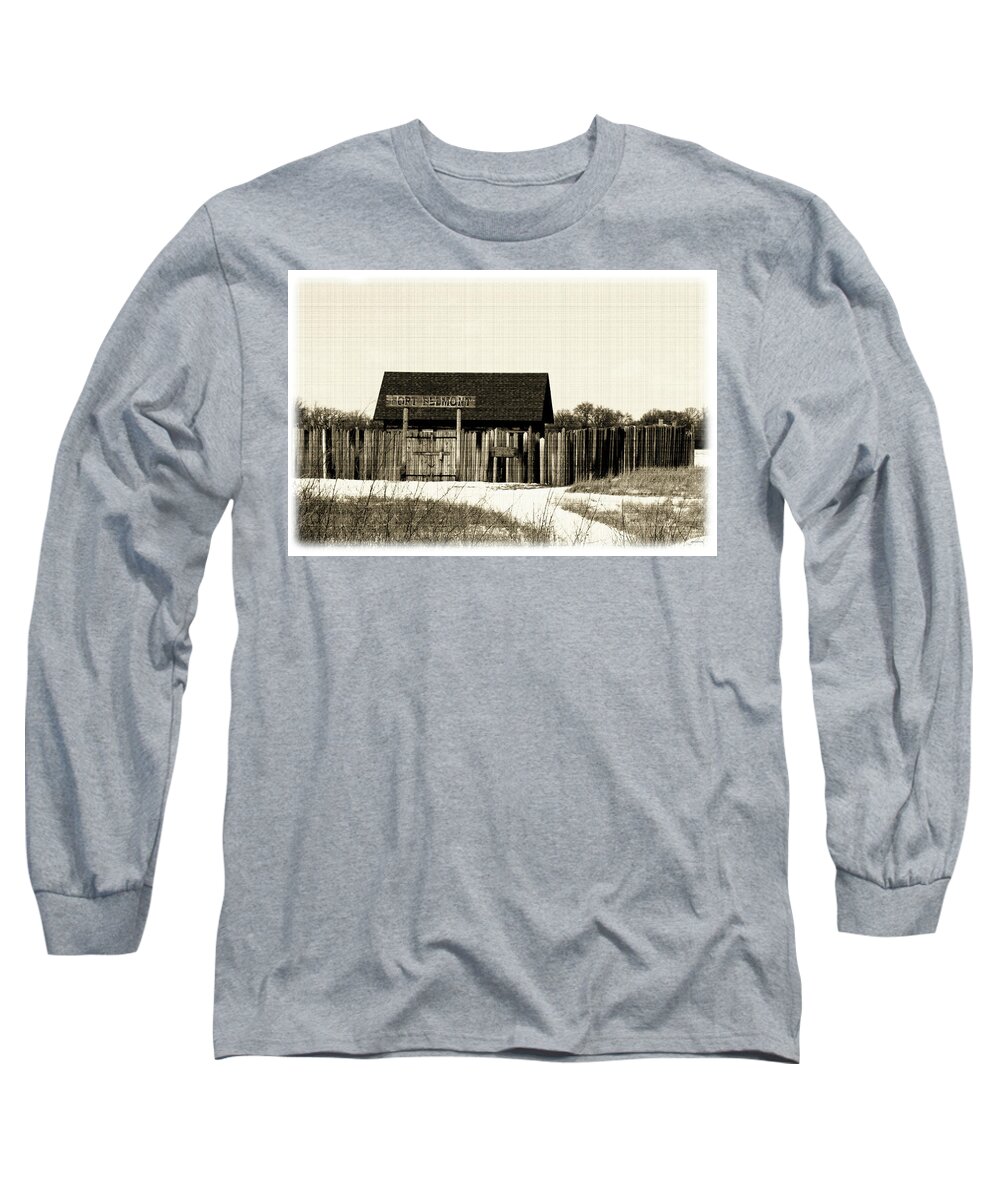 Fort Belmont Long Sleeve T-Shirt featuring the photograph Fort Belmont by Gary Gunderson