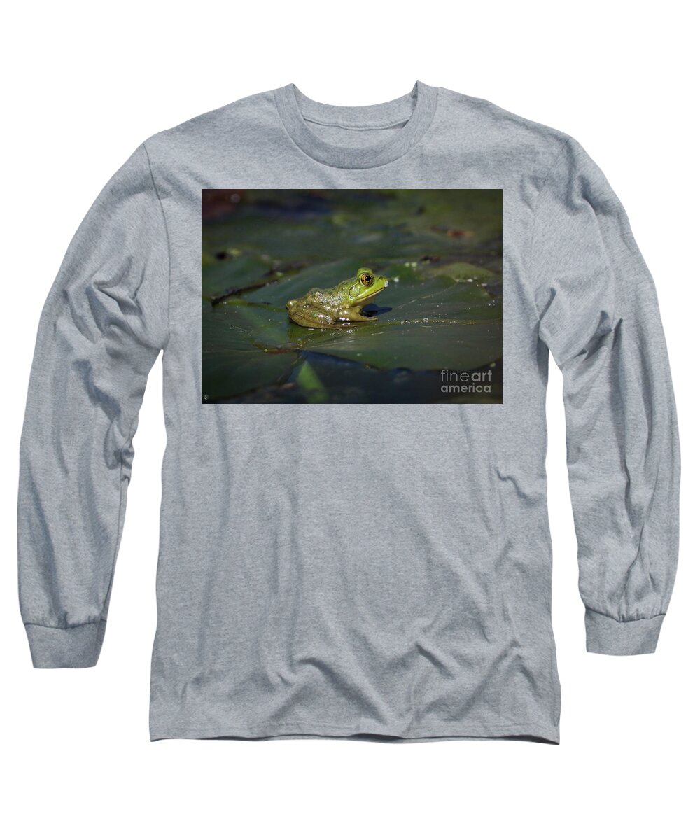Frog Long Sleeve T-Shirt featuring the photograph Froggy 2 by Douglas Stucky