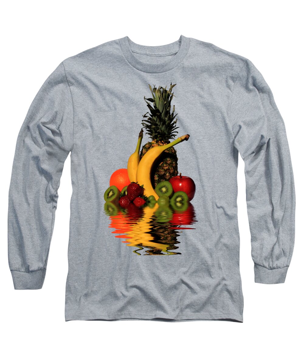 Fruit Long Sleeve T-Shirt featuring the photograph Fruity Reflections - Medium by Shane Bechler