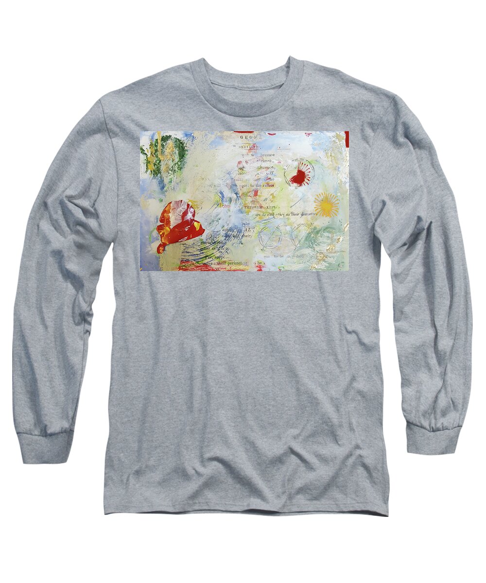 Geometry Long Sleeve T-Shirt featuring the digital art Geometry of Desire Circles by Ann Tracy