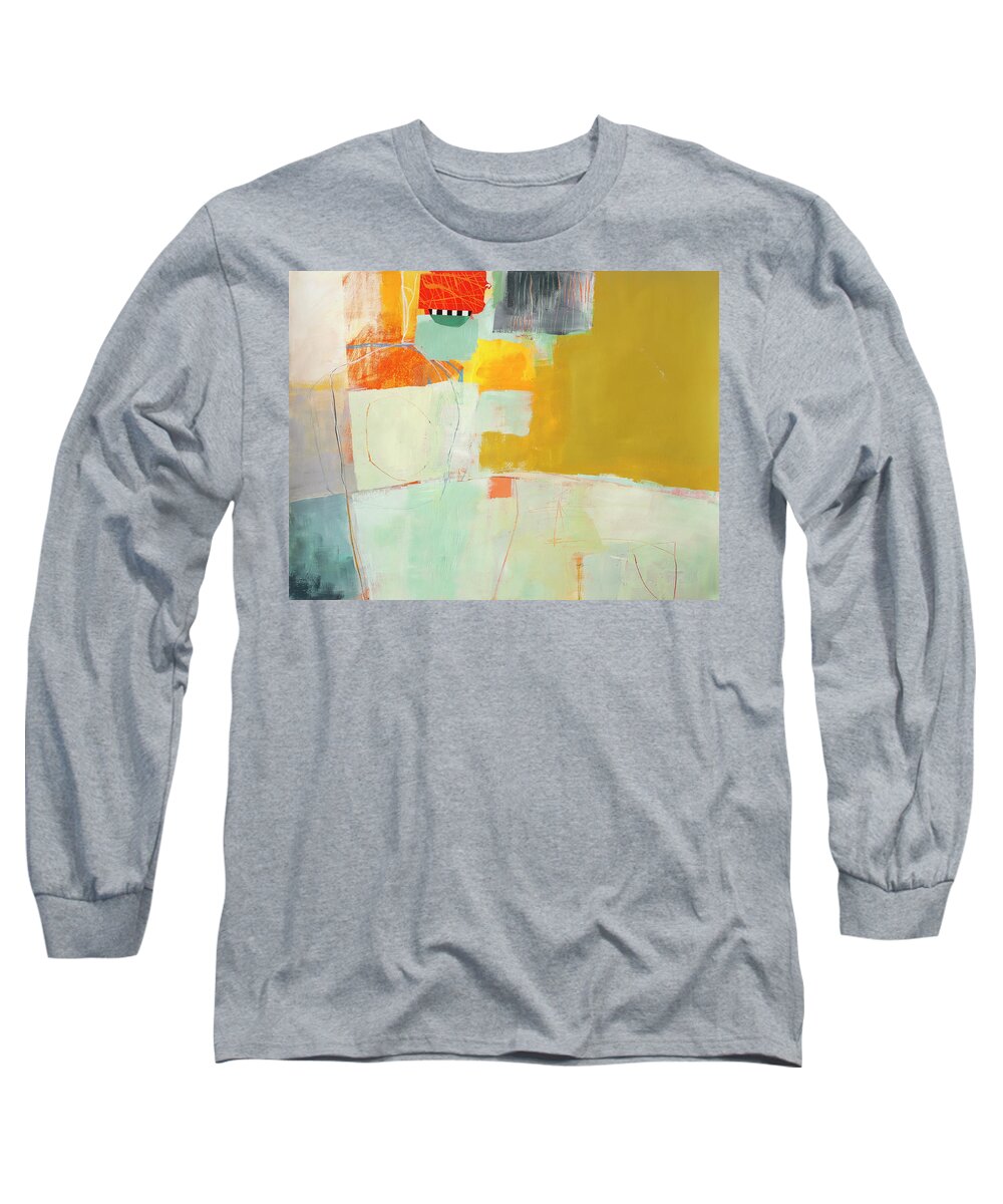 Jane Davies Long Sleeve T-Shirt featuring the painting Going Around in Circles by Jane Davies