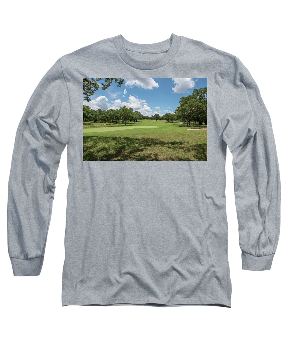 Cimarron Hills Long Sleeve T-Shirt featuring the photograph Hole #1 by John Johnson