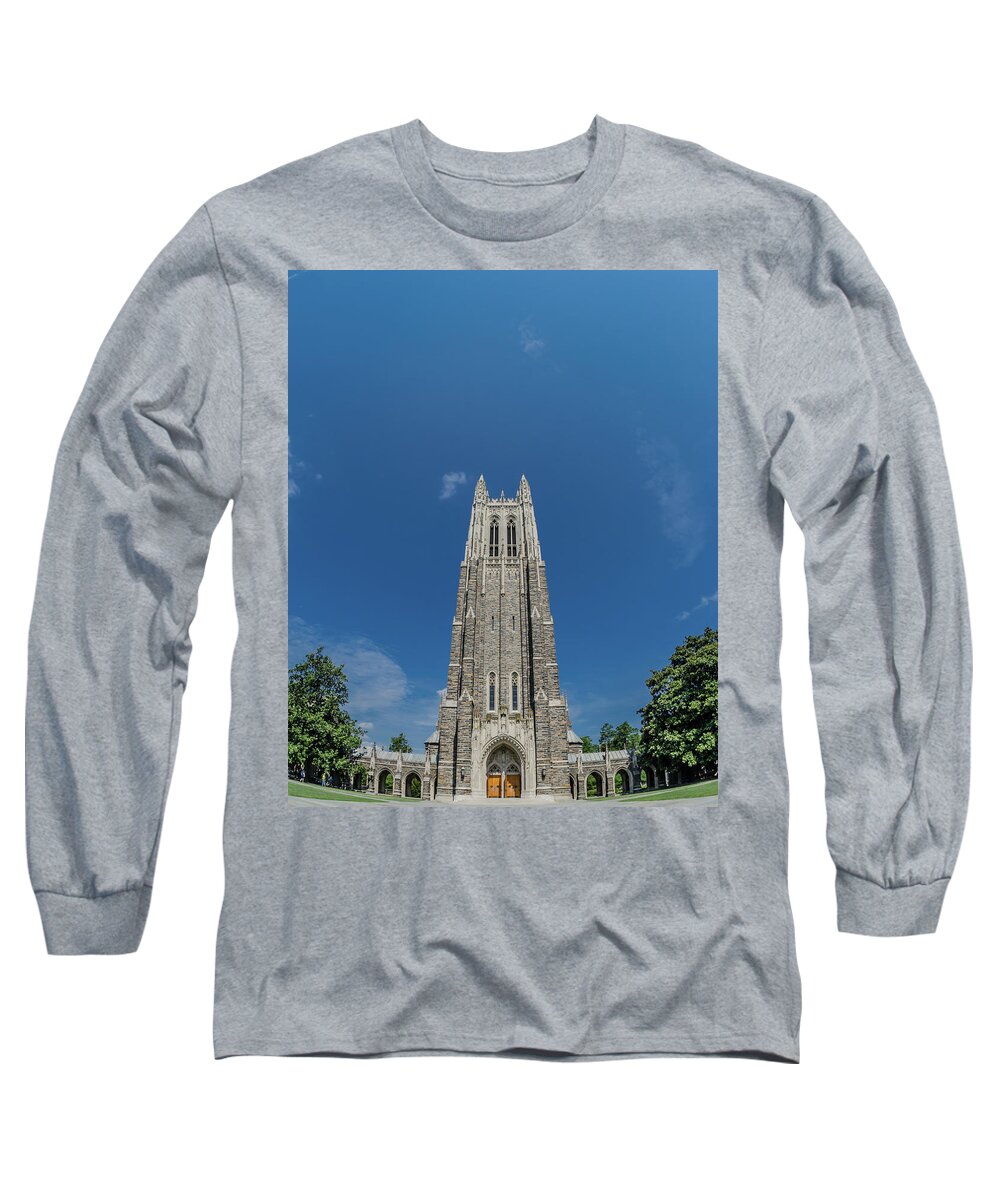 Arches Long Sleeve T-Shirt featuring the photograph Gothic Steeple by Kelly VanDellen