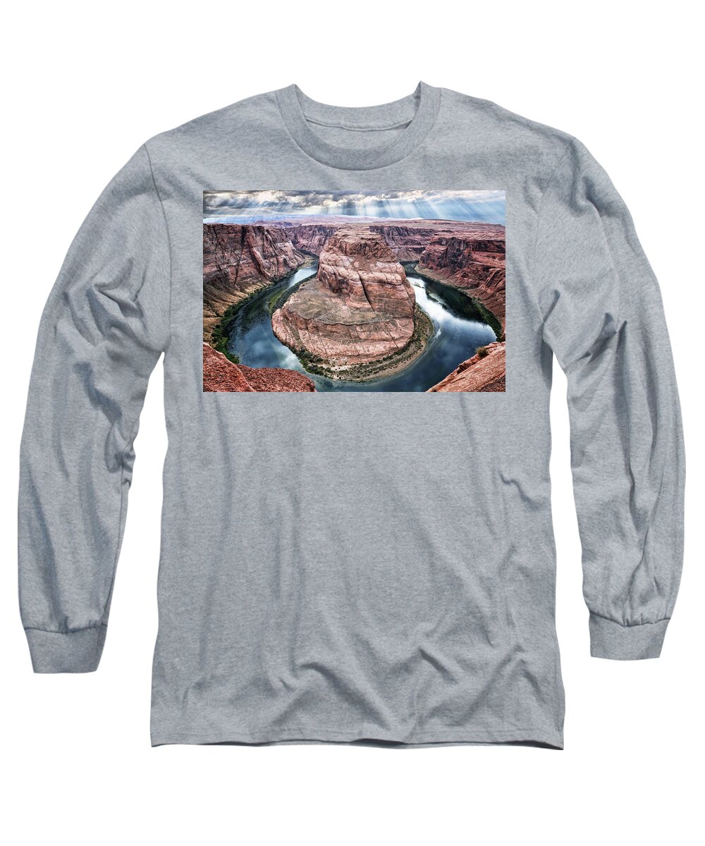 Grand Canyon Long Sleeve T-Shirt featuring the photograph Grand Canyon Horseshoe Bend by Gigi Ebert