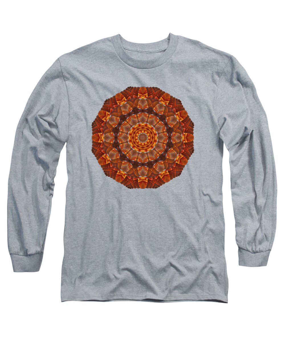  Long Sleeve T-Shirt featuring the photograph Halloween Kaleidoscope Sliver2-90 by Doug Morgan