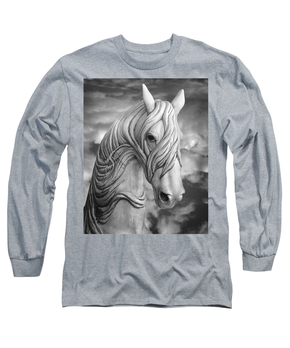 Head In The Clouds Long Sleeve T-Shirt featuring the photograph Head In The Clouds by Wes and Dotty Weber