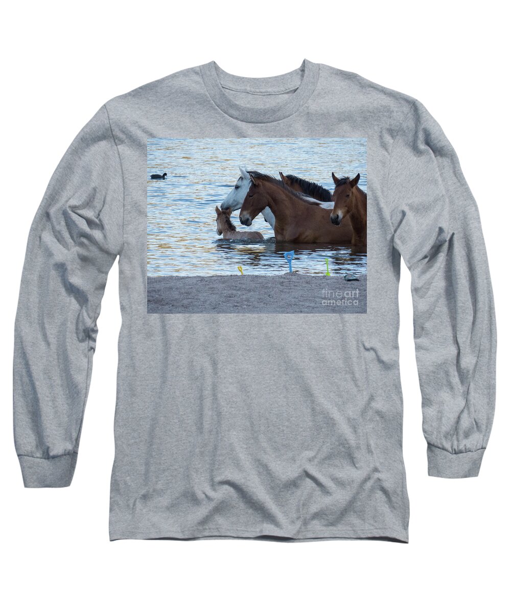 Horse Long Sleeve T-Shirt featuring the photograph Horse 6 by Christy Garavetto