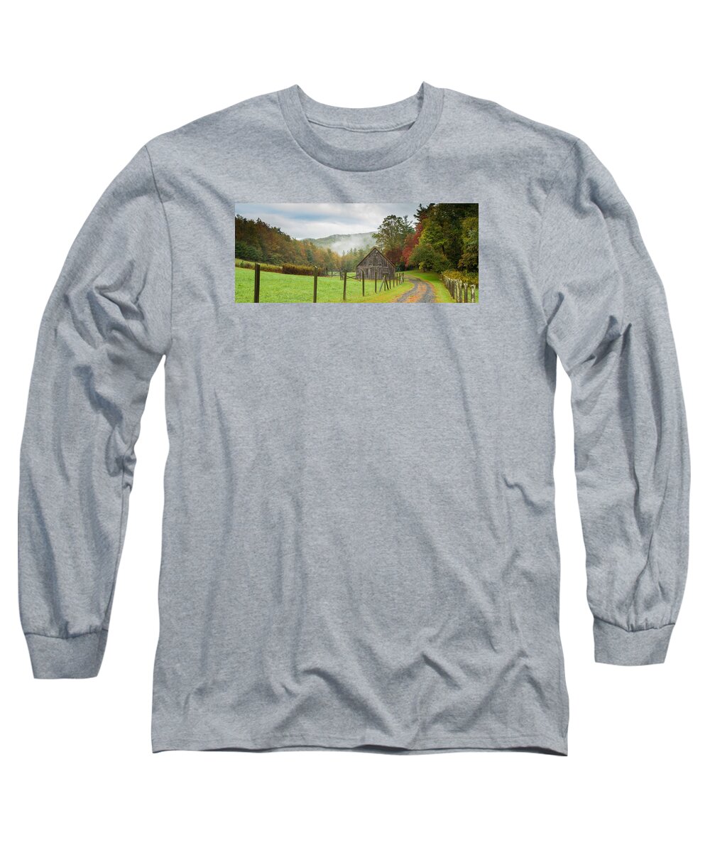 Ndscape Long Sleeve T-Shirt featuring the photograph Hunting Cabin-3 by Joye Ardyn Durham